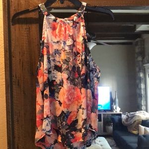 ASTR floral flowy tank